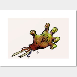 Zombie Hand! Posters and Art